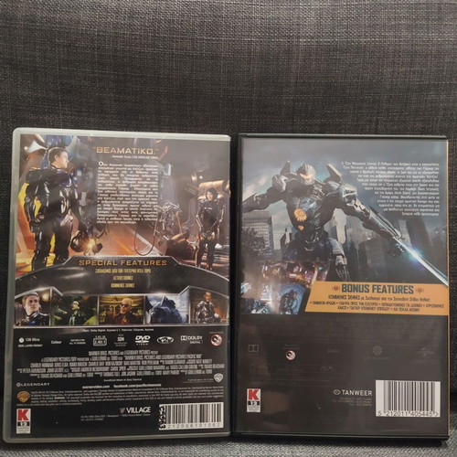 Pacific Rim 1 & 2 DVD used, adventure and fantasy with subtitles