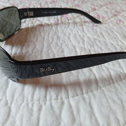 Blue Bay sunglasses like new, black with case