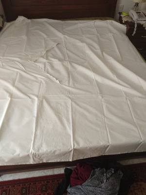 Duvet cover new large for double duvet 190x220 cm white embroidered