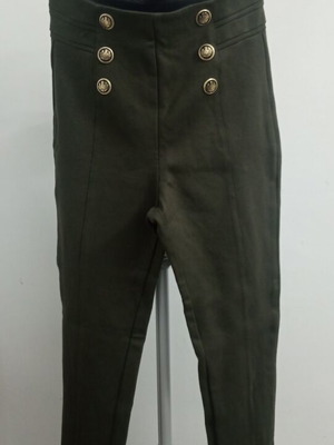 Zara women's leggings pants No S like new, green