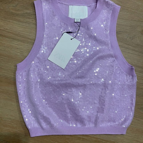 Zara top new with tag, pink, girls 13-14 years, size 164 cm