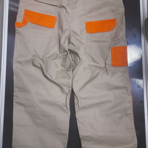 Axon Work Pants Beige - Orange Size Large New