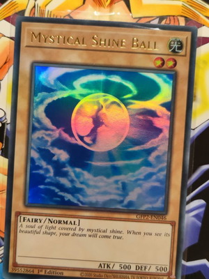 Mystical Shine Ball Yu-Gi-Oh! card used