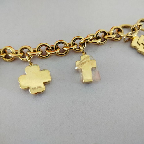 Folli Follie bracelet used, gold color, 20cm length