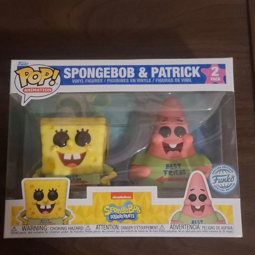 Spongebob & Patrick 2 Pack Funko Pop new