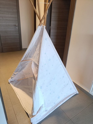 Παιδική σκηνή Tippie Tent Playtive σαν καινούργια, ροζ με αστεράκια