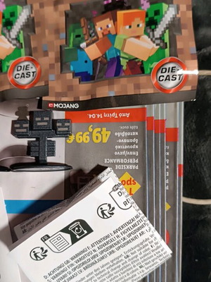 Minecraft metal figure new