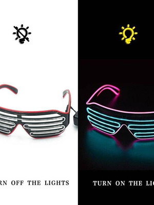 LED party glasses new in excellent condition