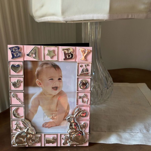Inart Baby Photo Album 36 Sheets Pink 18x24cm new