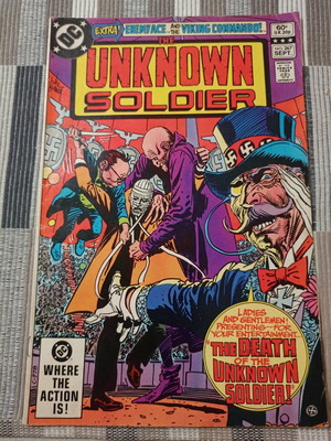 Unknown Soldier #267 comic book used, 1982, cover by Joe Kubert