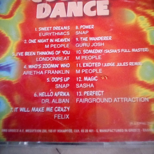 Cosmic Dance CD like new, compilation with Eurythmics and others