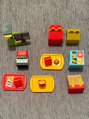 Mc Donald’s Mac toys used, set of 9 pieces