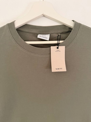 T-Shirt 100% Cotton Slim Fit Green Size XL