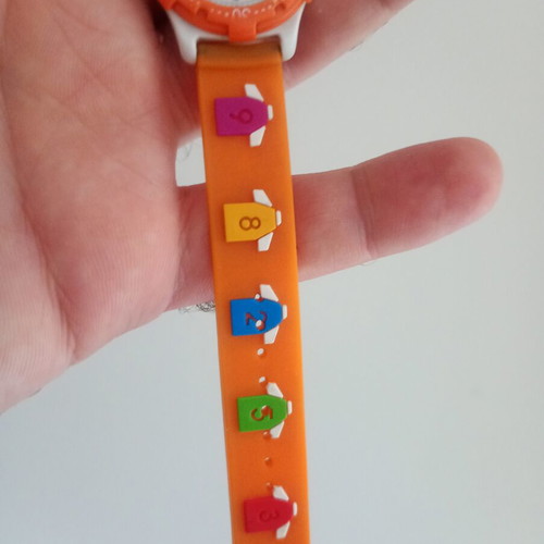 Children's wristwatch, orange