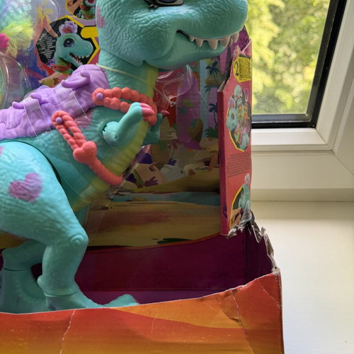 Cave Club Rockelle and Tyrasaurus doll set new, 25 cm