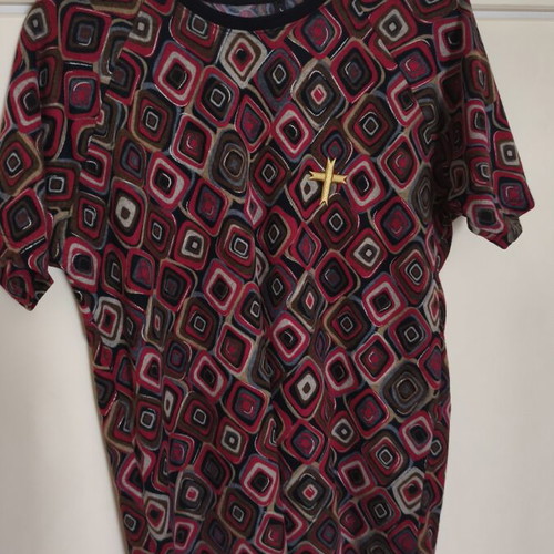 Crossover men's colorful shirt like new, size L