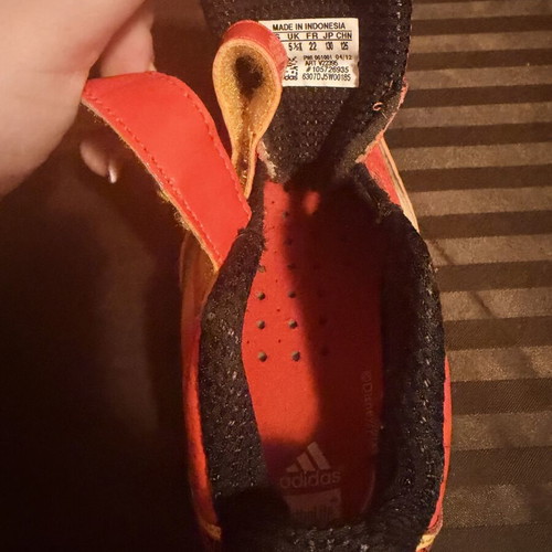 Kids Shoes pack of 3, Adidas McQueen Ortholite and leather, size 22, like new