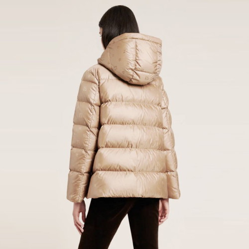 Luisa Spagnoli women's puffer jacket like new, beige, size S-M