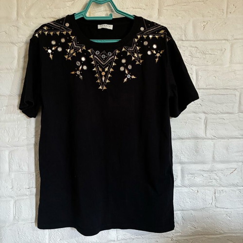 Sandro short-sleeve t-shirt black like new