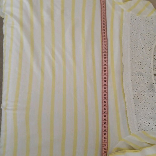 H&M Mariniera with Yellow Stripe and Cutout Design like new