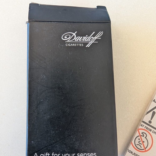 Zippo Davidoff lighter with black collectible box