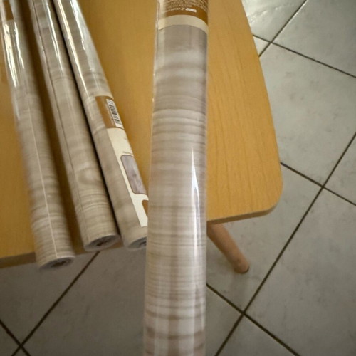PVC adhesive roll new, oak color, set of 4 rolls