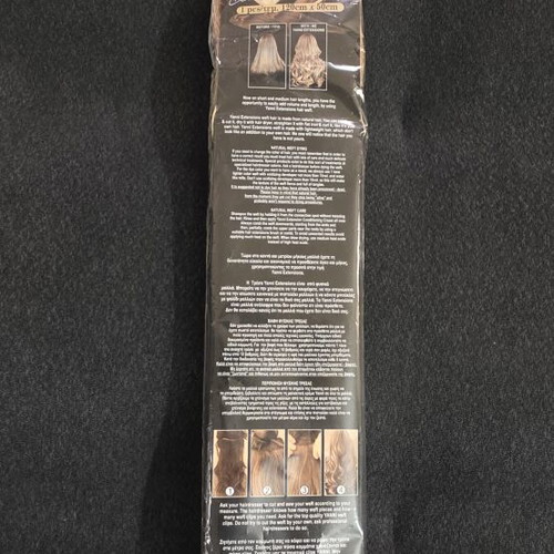 Natural hair weft No. 9.0 blonde 120×50cm new