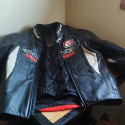 Clover RC 100 motorcycle jacket like new, European size 50, US 34