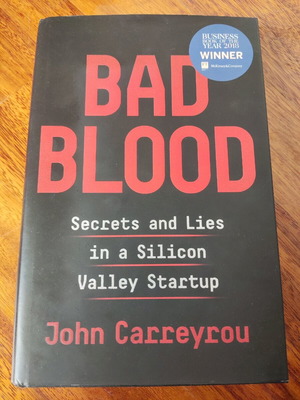 Bad Blood John Carreyrou new English book