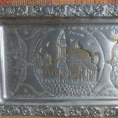 Carved tray from Ioannina like new