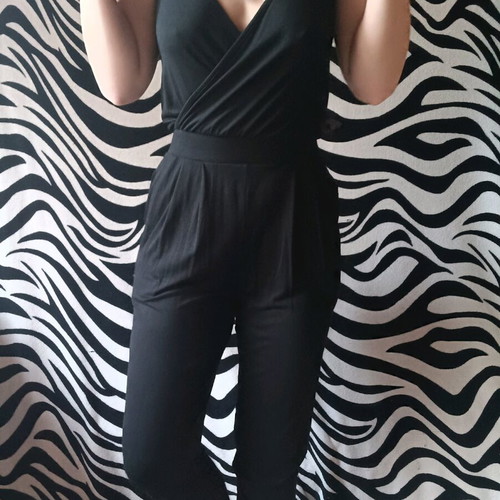 ASOS black jumpsuit like new, size S
