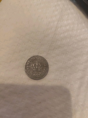 10 Lepta Konstantinos I 1922 used