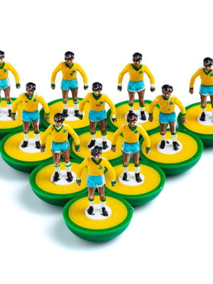 Subbuteo Team Brazil μεταχειρισμένη συλλεκτική ομάδα τέλη δεκαετίας '80