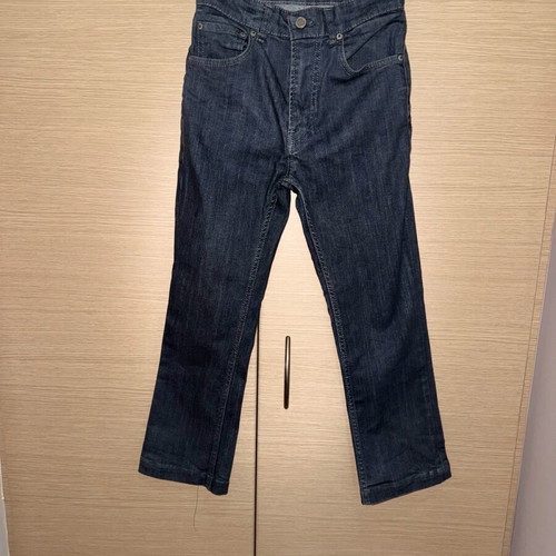 Zara cropped bootcut jeans like new, gray, size 32-34