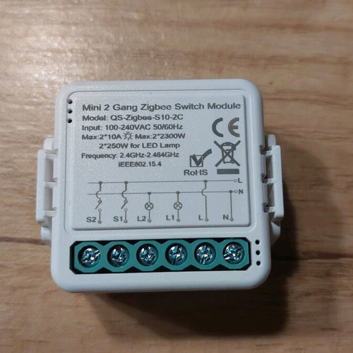 Smart Home Zigbee Tuya Smartlife Double Switch Module new