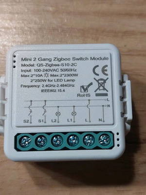 Smart Home Έξυπνος διπλός διακόπτης Zigbee Tuya Smartlife module καινούργιο