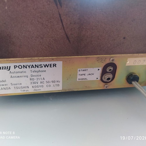 Pony cassette answering machine used