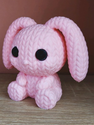 3D Printed Bunny Figure New