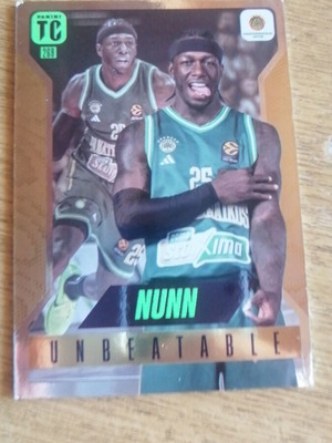 Unbeatable Nunn basketball sticker like new