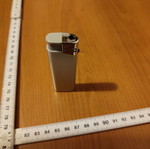 RS electronic refillable lighter silver/grey
