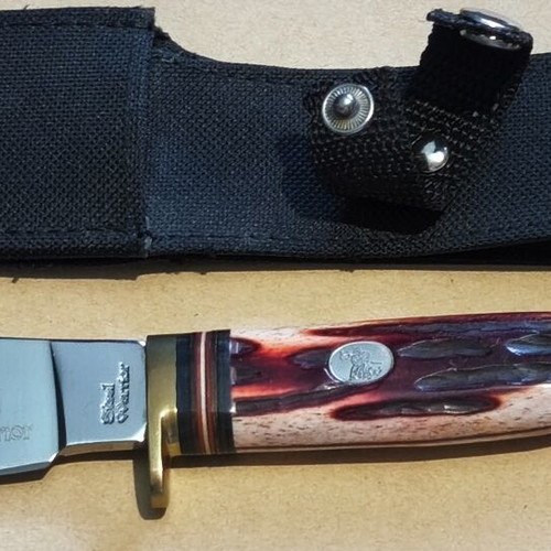 Marbles Knife New With Bone Handle And Sheath