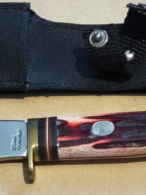 Marbles Knife New With Bone Handle And Sheath