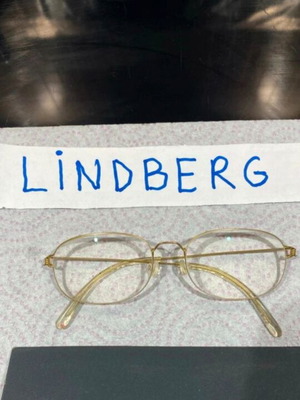 Lindberg glasses for myopia and presbyopia like new, yellow