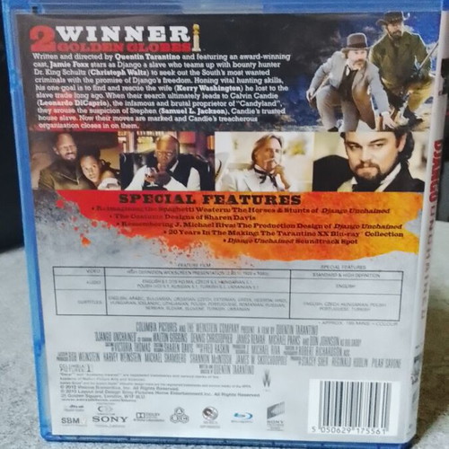Django Unchained Blu-Ray like new with Greek subtitles