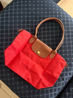 Longchamp Pliage medium ώμου κόκκινο καινούργιο αφόρετο