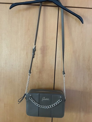 Guess crossbody bag with gold chains, olive green