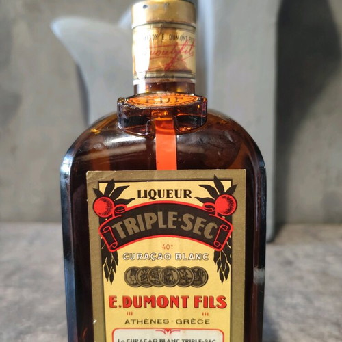 Triple-Sec Liqueur E.Dumont Fils sealed like new, 1950-1960 decade