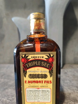 Triple-Sec Liqueur E.Dumont Fils sealed like new, 1950-1960 decade
