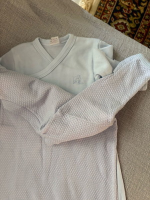 Sleeping bag romper used, open like maternity 0-6 months