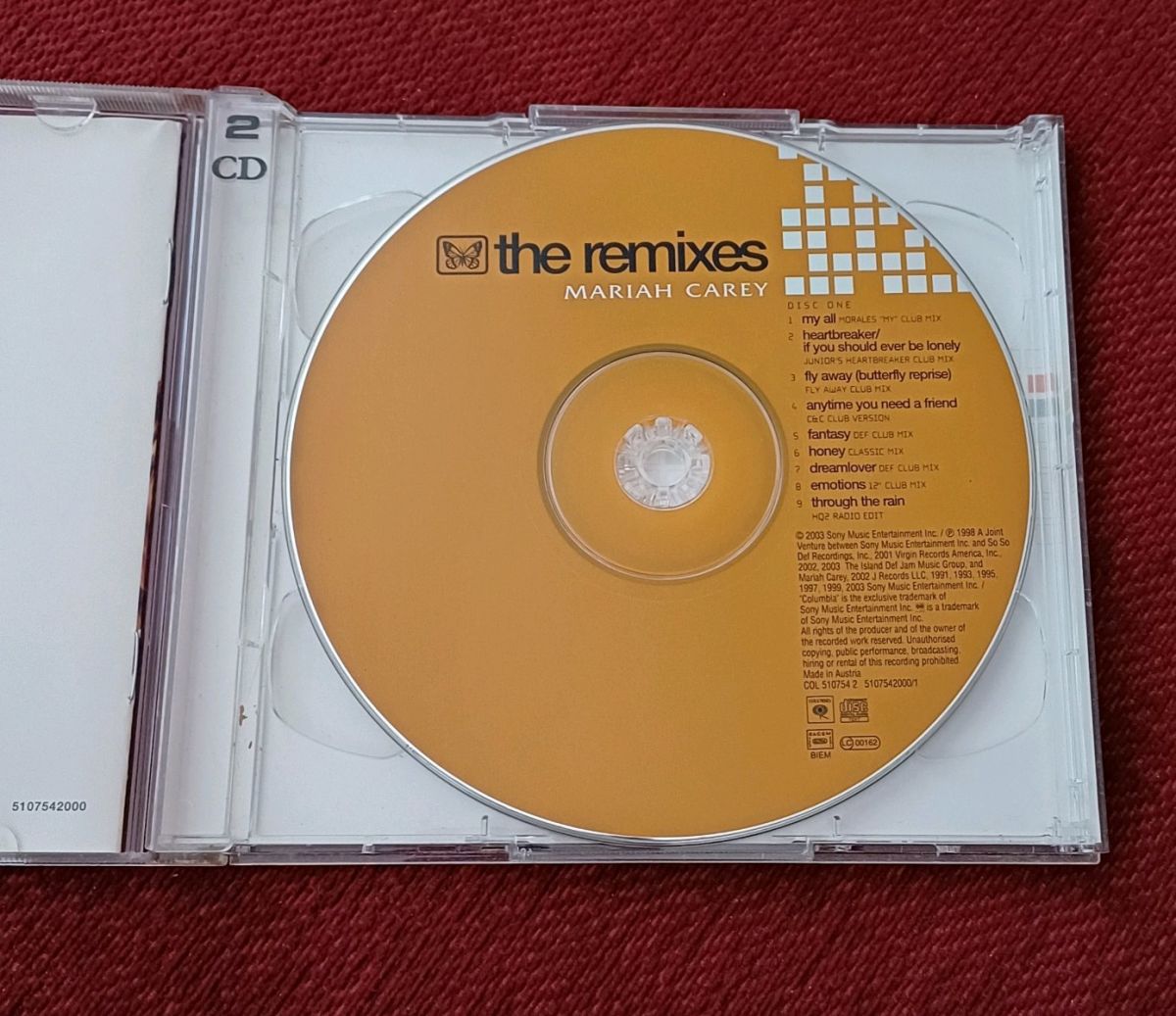 Mariah Carey The Remixes 2 CD new, pop - € 10,00 - Vendora.cy